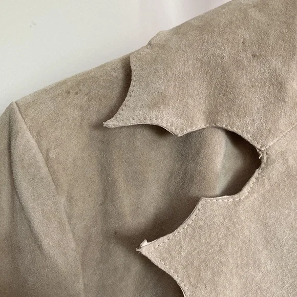 Leather jacket Pamela McCoy XS vintage - Picture 7 of 12